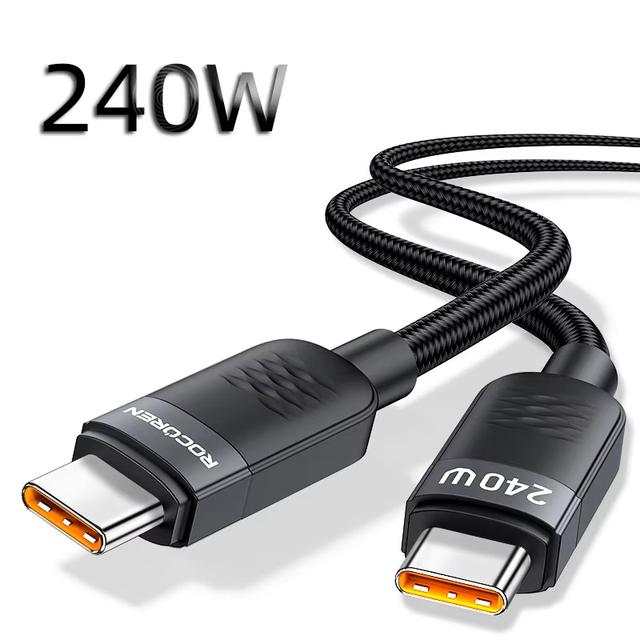 Кабель Rocoren 100W USB Type-C 1 метр