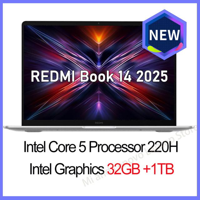 Ноутбук Redmi Book 14 2025 Intel Core 5 220H 16" 2.5K 120 Гц 32G 1TB