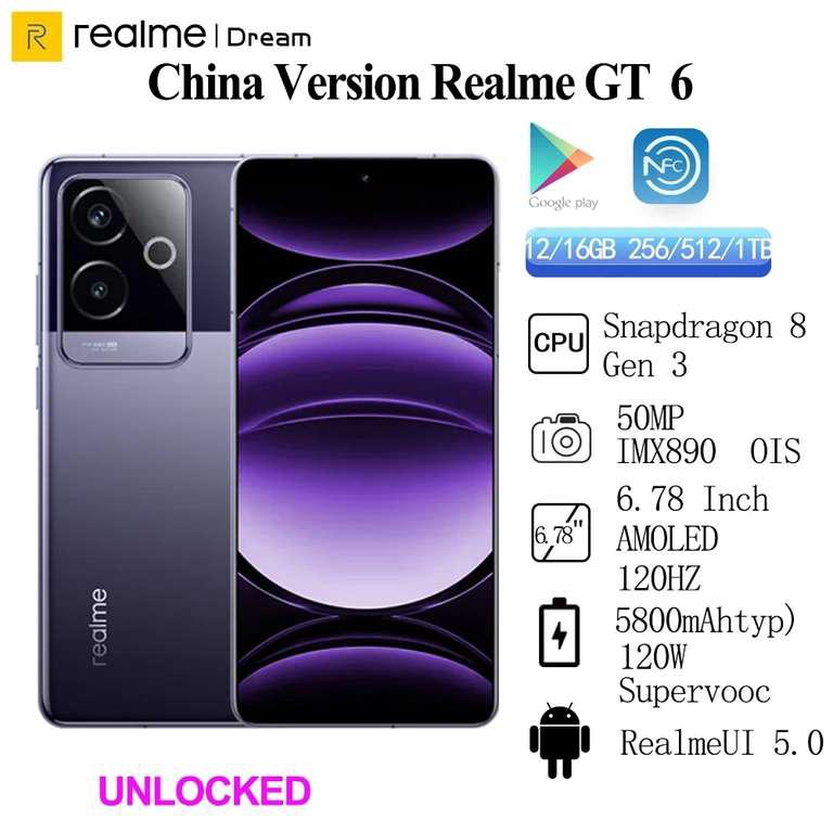 Смартфон Realme GT6 5G CN Snapdragon 8 Gen 3 12+256 Гб
