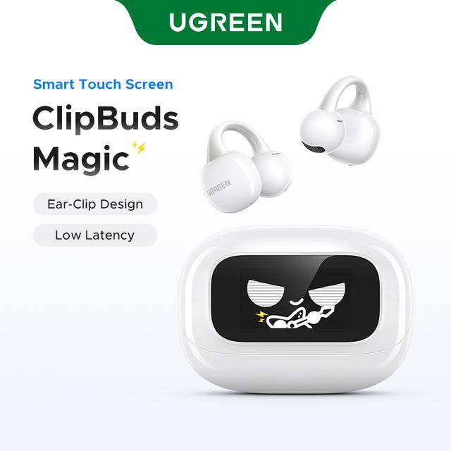 Беспроводные наушники UGREEN ClipBuds Magic (+ EchoBuds с ANC и LDAC за 2074₽)