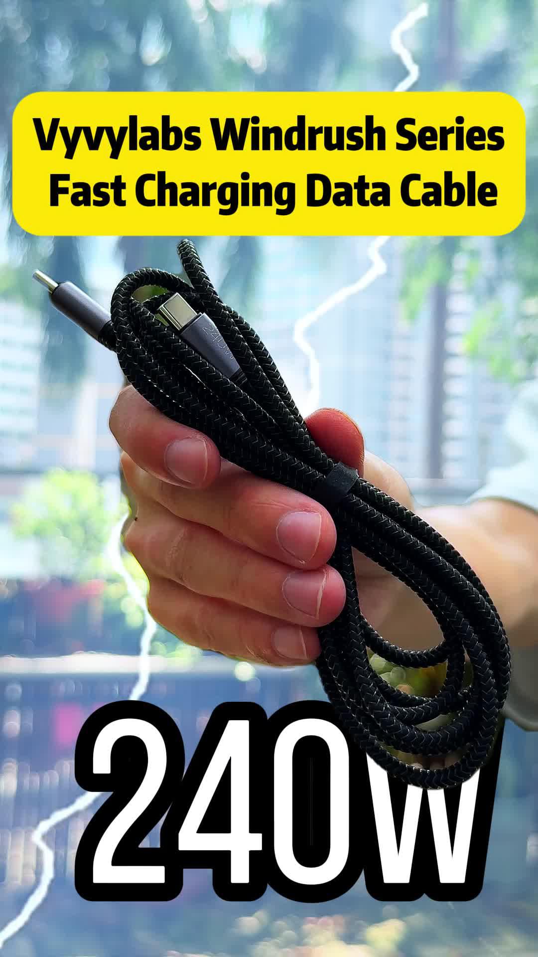 Кабель Vyvylabs USB type-c 240w 2 метра