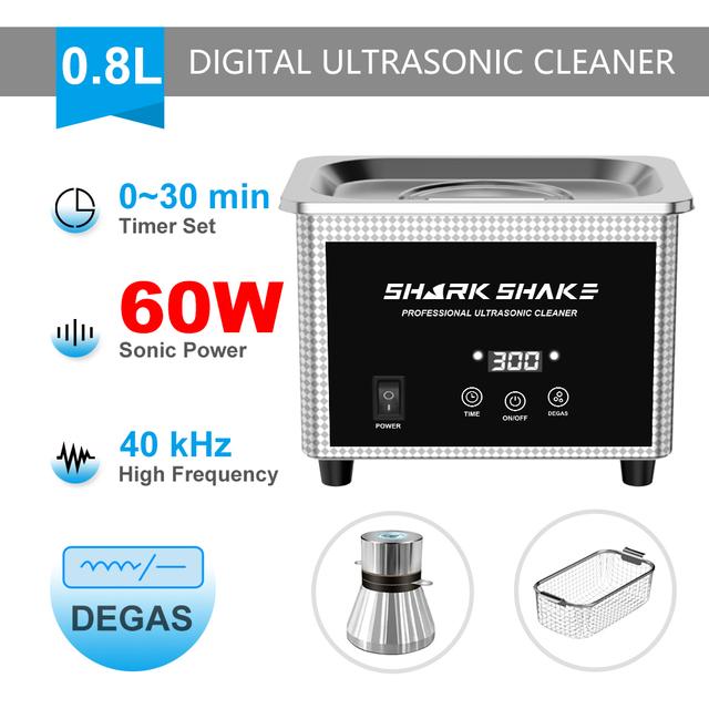 Ультразвуковая ванна 60вт, 0.8л LEADSONIC