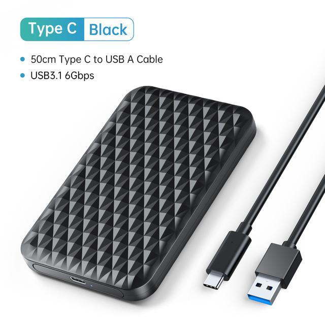 2 корпуса для жесткого диска ORICO SATA-USB3.0, 2,5", поддержка UASP