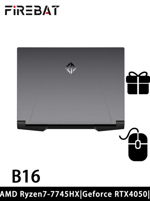 Игровой ноутбук Firebat, 16", 16/512ГБ, R7 7745HX, RTX 4050, Windows 11