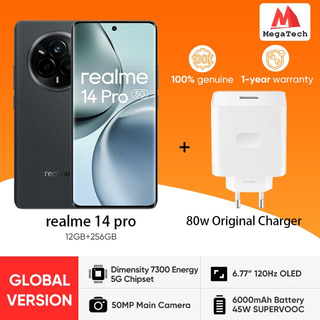Смартфон Realme 14 Pro, 12/256ГБ (доставка из Китая)