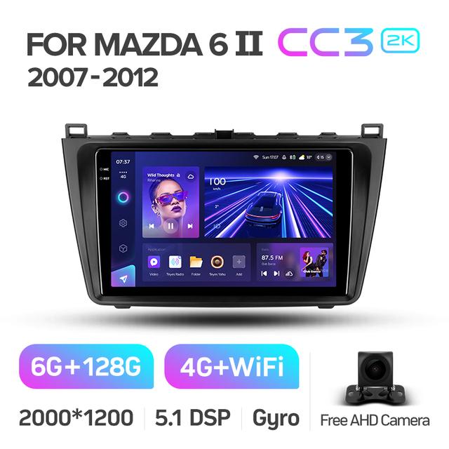 Магнитола Teyes cc3 6/138 9 дюймов, на любое авто (напр. Mazda 6 2 2K 128G)