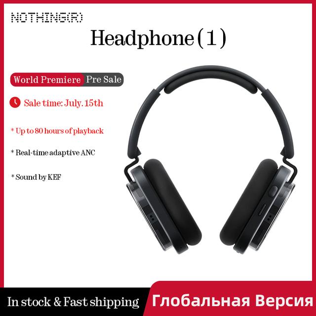 Беспроводные наушники Nothing Headphone (1), ANC, LDAC , драйвер 40мм, из-за рубежа