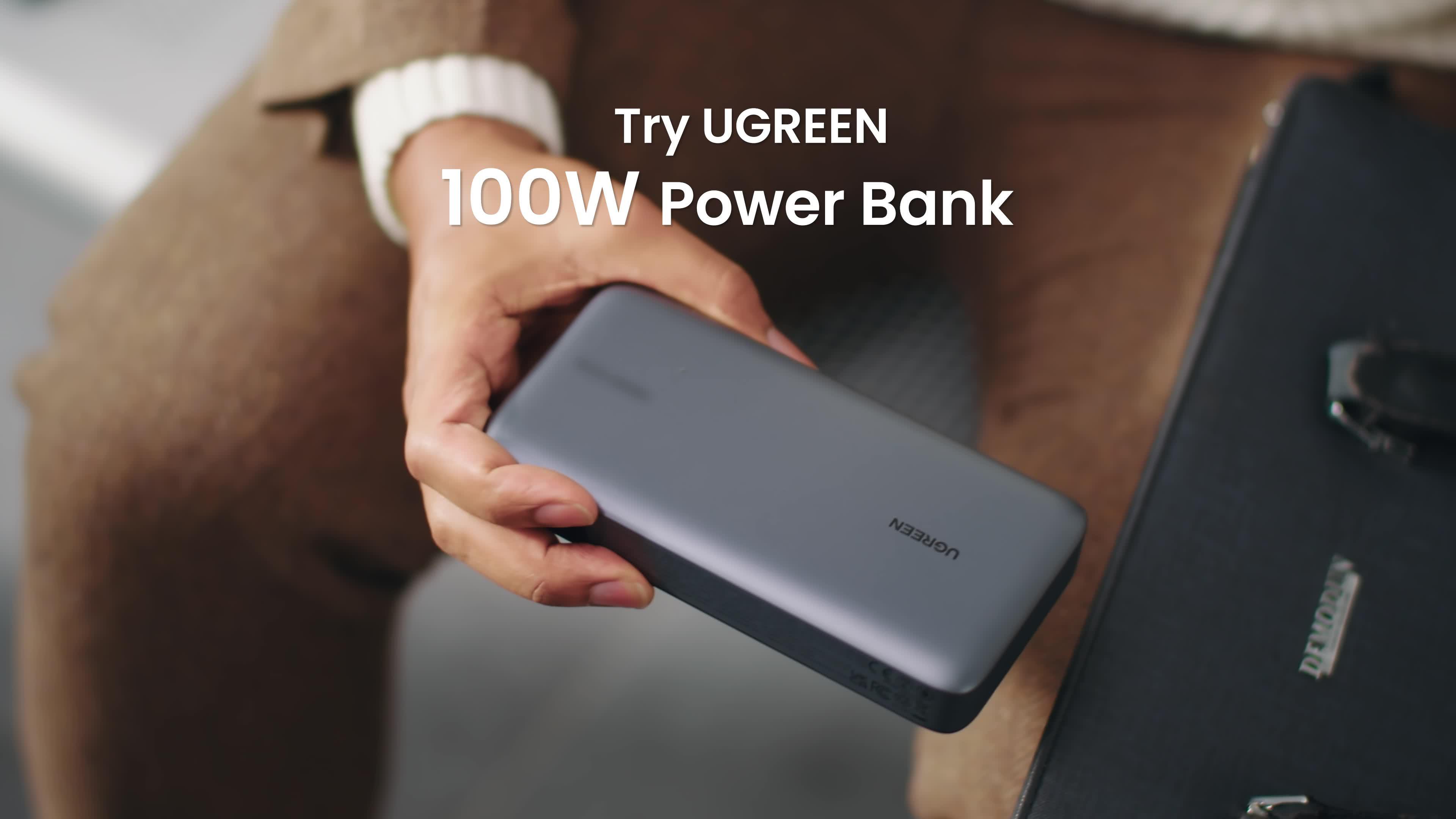 Портативный акумулятор UGREEN PB207 25188 на 100 Вт 20000 мАч