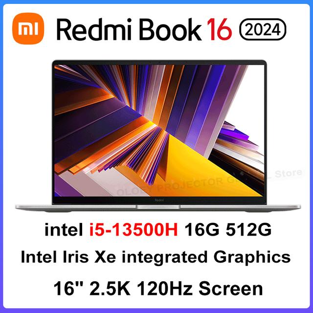Ноутбук Xiaomi Redmi Book 16 2024, 16", 16/512ГБ, i5-13500H, Windows