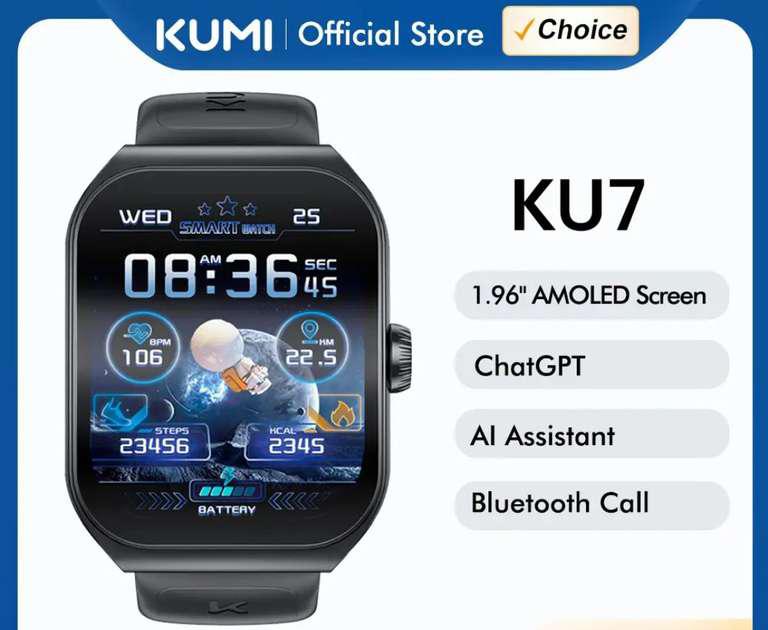 Смарт часы KUMI KU7 1.96 AMOLED , IP68