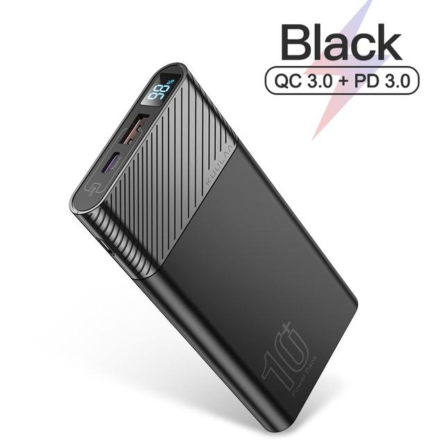 Внешний аккумулятор KUULAA, 10000 мАч, QC, PD 3.0