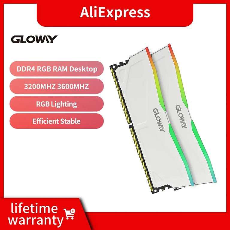 Оперативная память Gloway 16*2 GB 3200 МГц с RGB