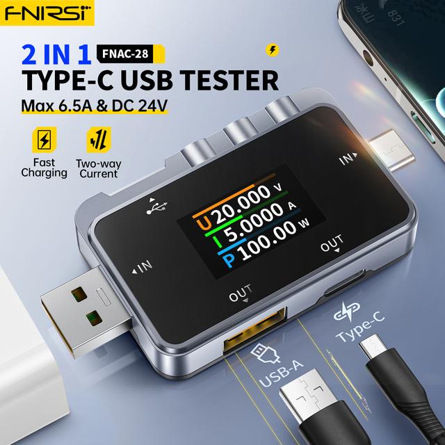 USB тестер FNIRSI FNAC-28