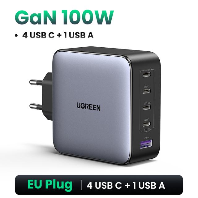 Зарядное устройство UGREEN 100 Вт GaN