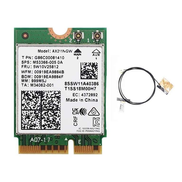 Wi-Fi модуль m.2 key E Intel AX211NGW