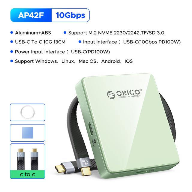 Магнитный SSD-корпус для iPhone ORICO M.2 NVMe